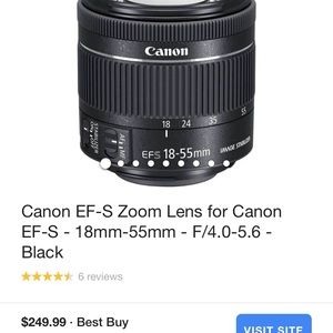 Lens canon